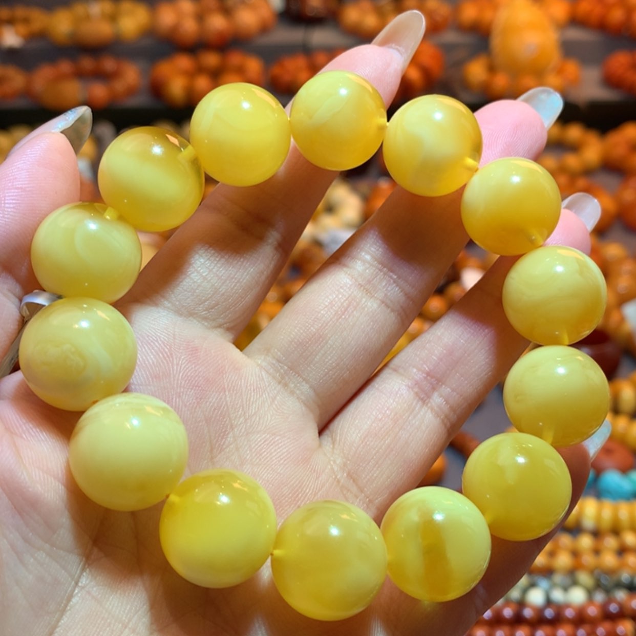 【闪购商品】未镶嵌蜜蜡手串蜜蜡手串