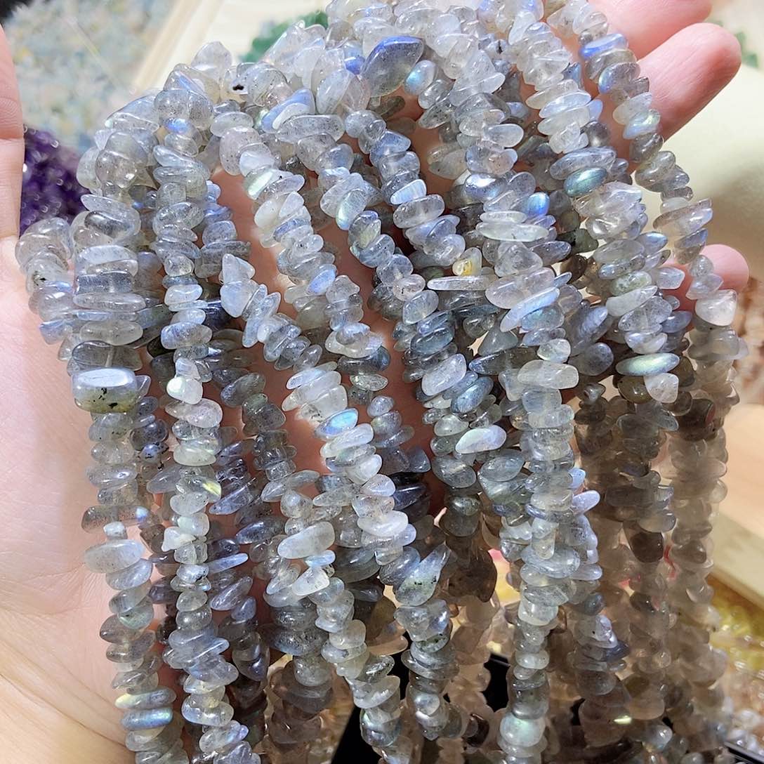 未镶嵌珠宝半成品水晶灰月光