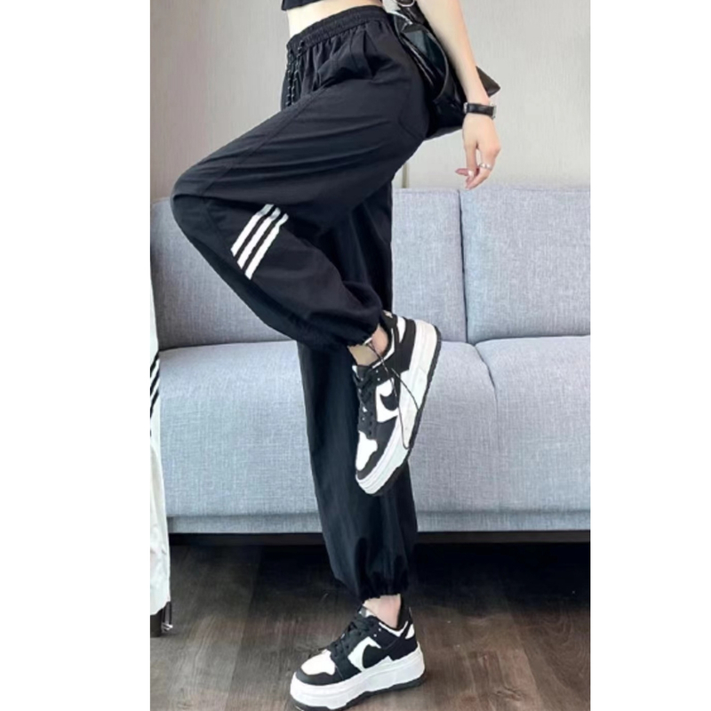 Freepai 丨运动生活 2025春夏新款时尚百搭宽松版直筒女款休闲裤