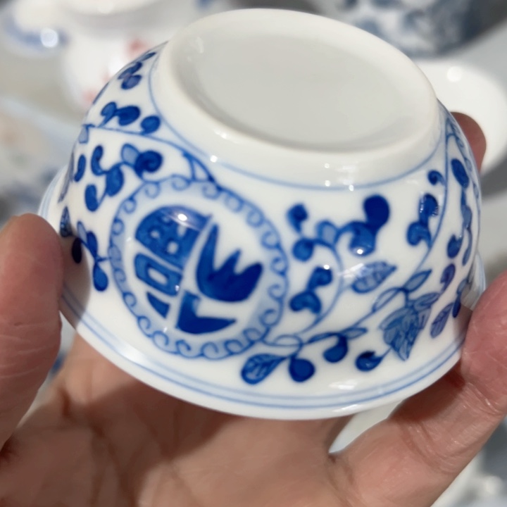 杯手绘普洱杯一个陶瓷