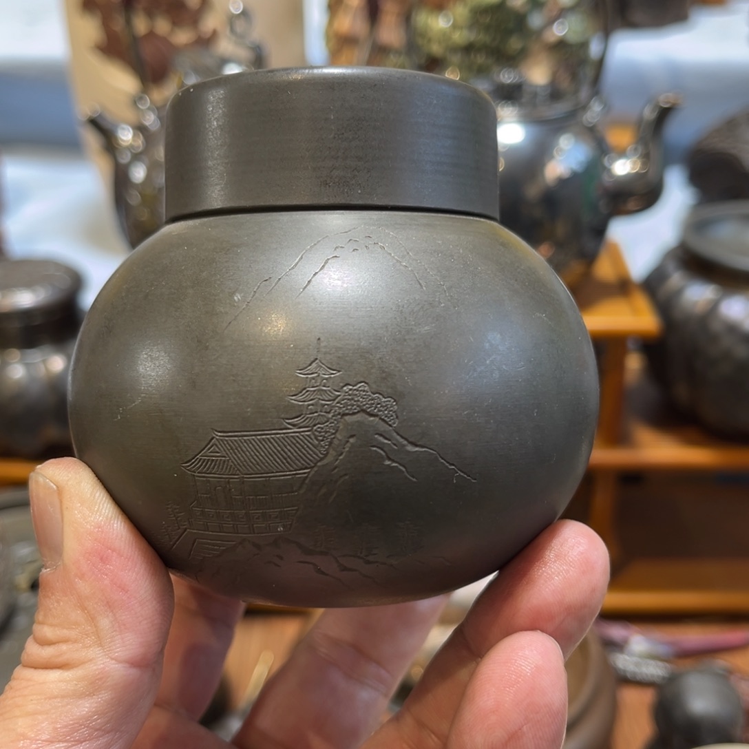 锡中古工艺品摆件