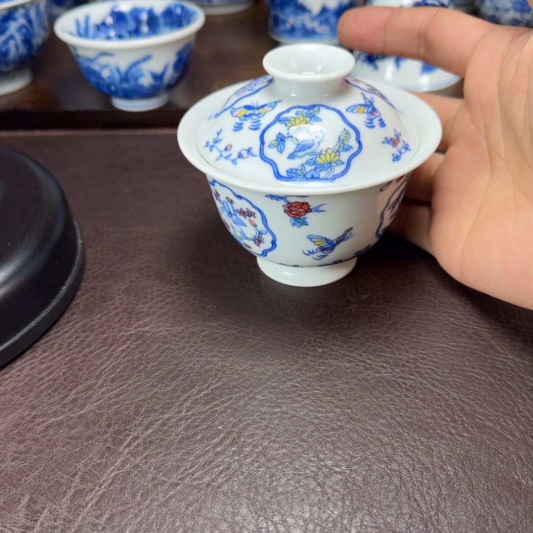 瓷片当代景德镇陶瓷手绘茶具