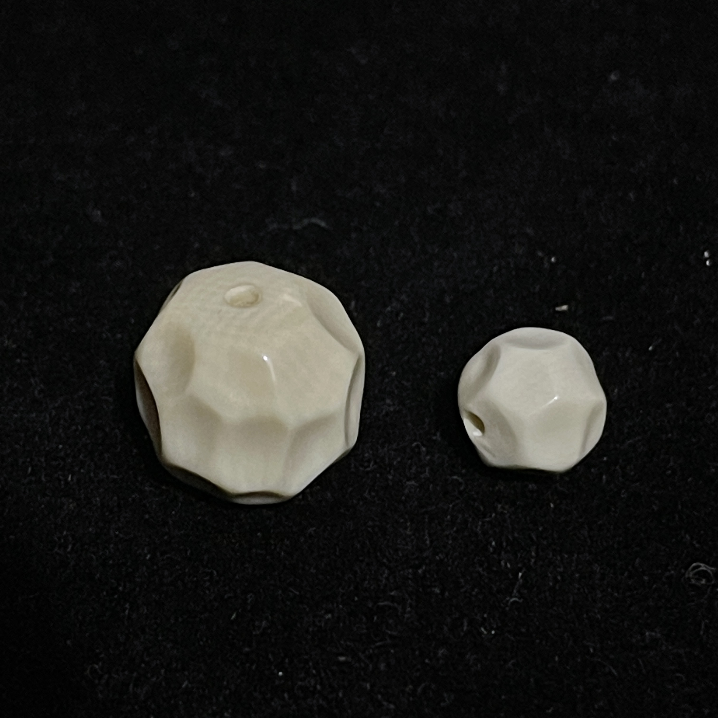 天然保真猛犸饰品 无相珠（默认1.5mm孔）