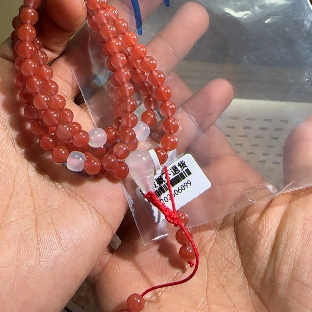 南红玛瑙多圈108未镶嵌142