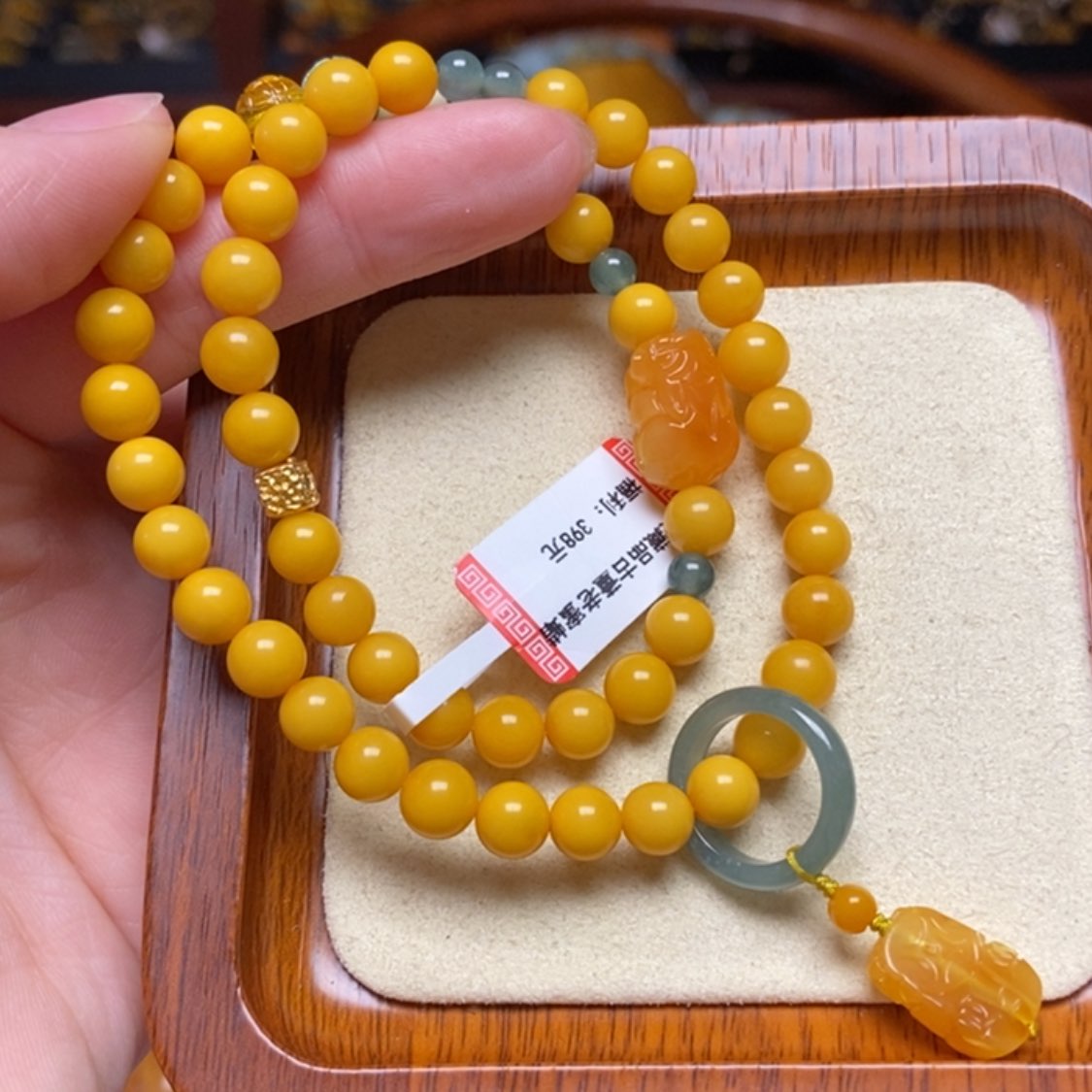 【闪购商品】蜜蜡手链未镶嵌手串
