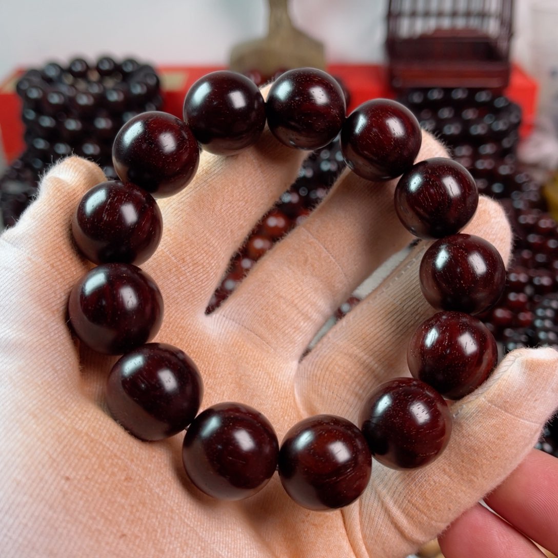 小叶紫檀手串/手链1.8高油密鳞底细金星