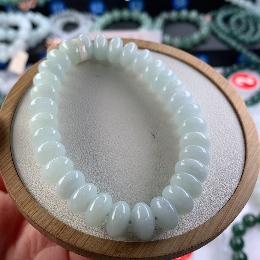 翡翠手链未镶嵌卡10.8