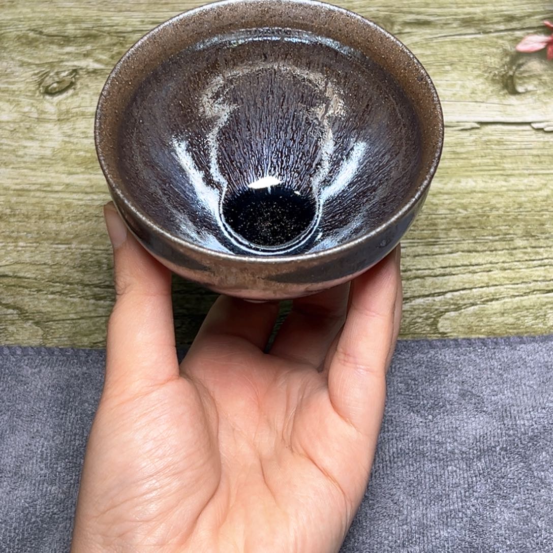 茶盏后井柴烧严柳煌