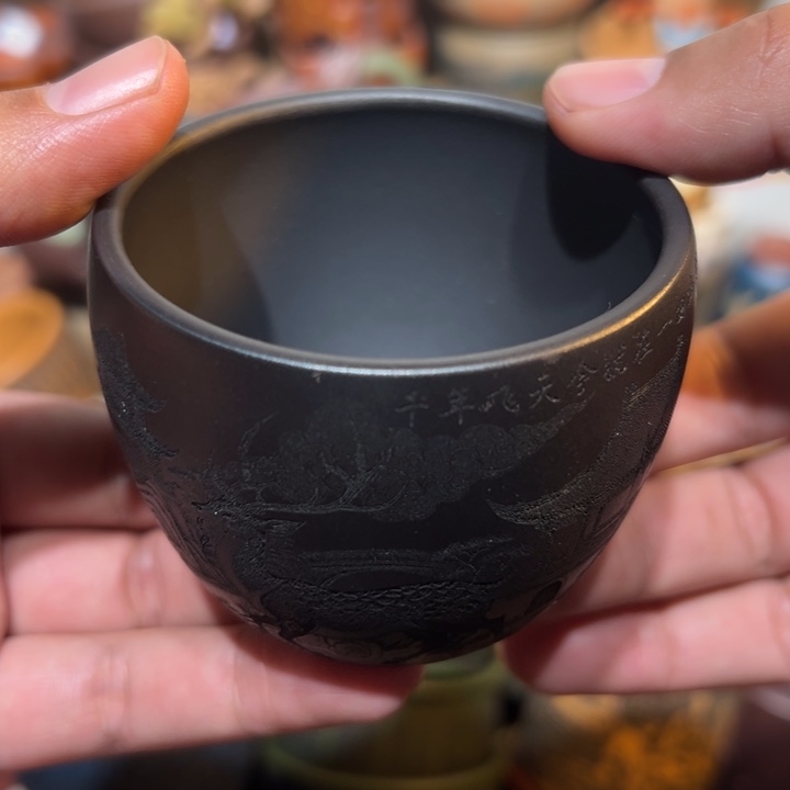 茶杯紫砂宜兴紫砂主人杯