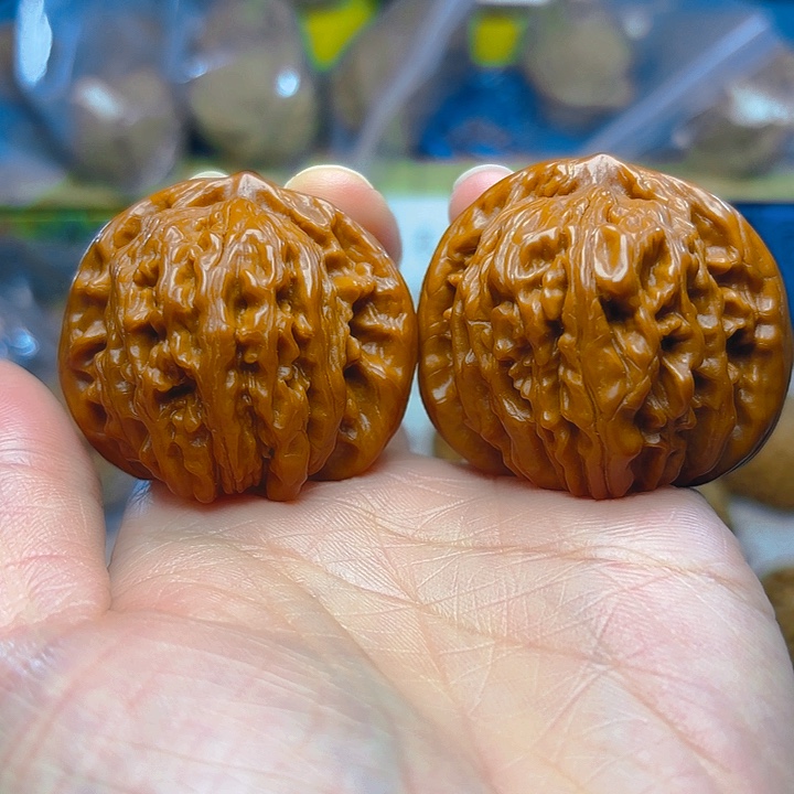 随***文玩核桃吊坠四座楼43