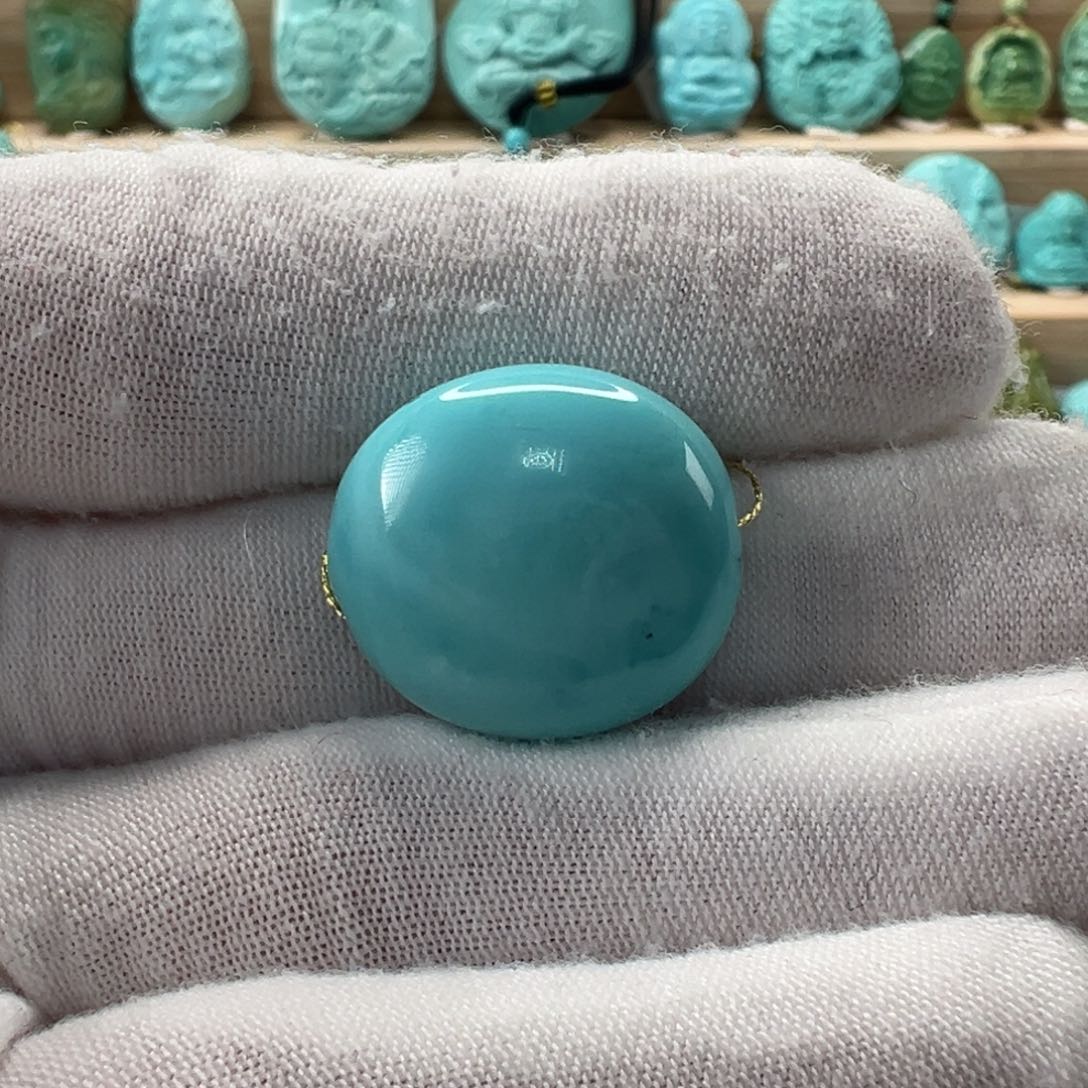 未镶嵌绿松石随形19.5x21.5x11.6mm
