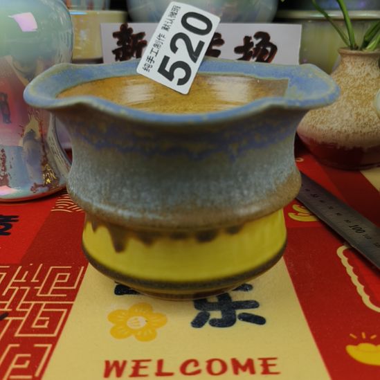 景德镇手工高温陶瓷：口13高9.5