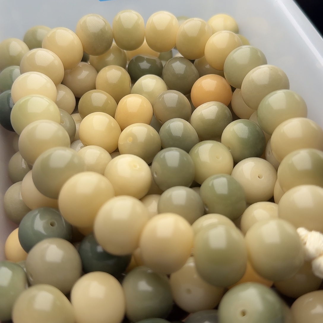 菩提根/象牙果吊坠20颗青提奶绿17+苹果