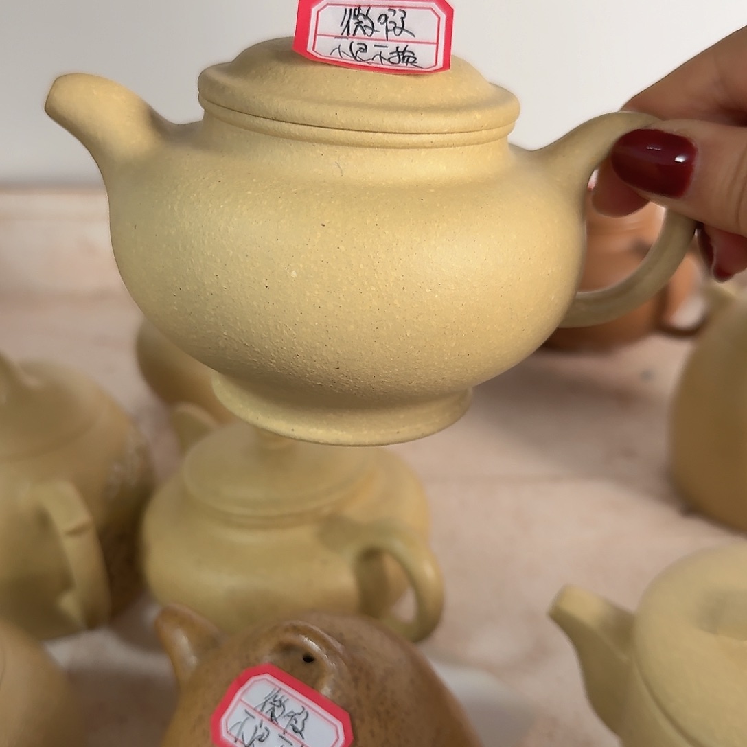 紫砂茶壶黄龙山原矿本绿270