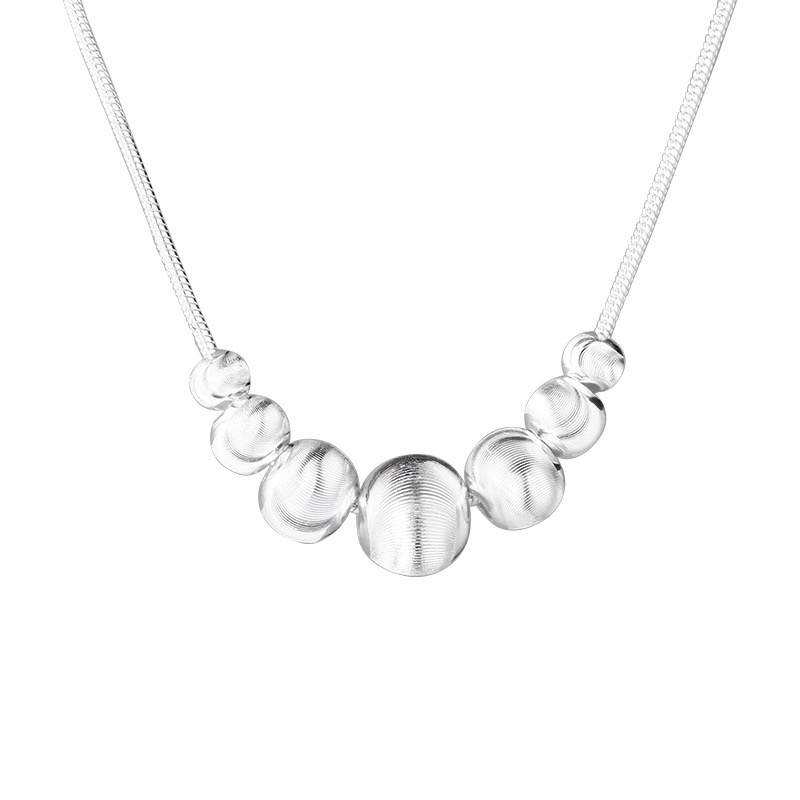 925银银制品 6165猫眼珠项链