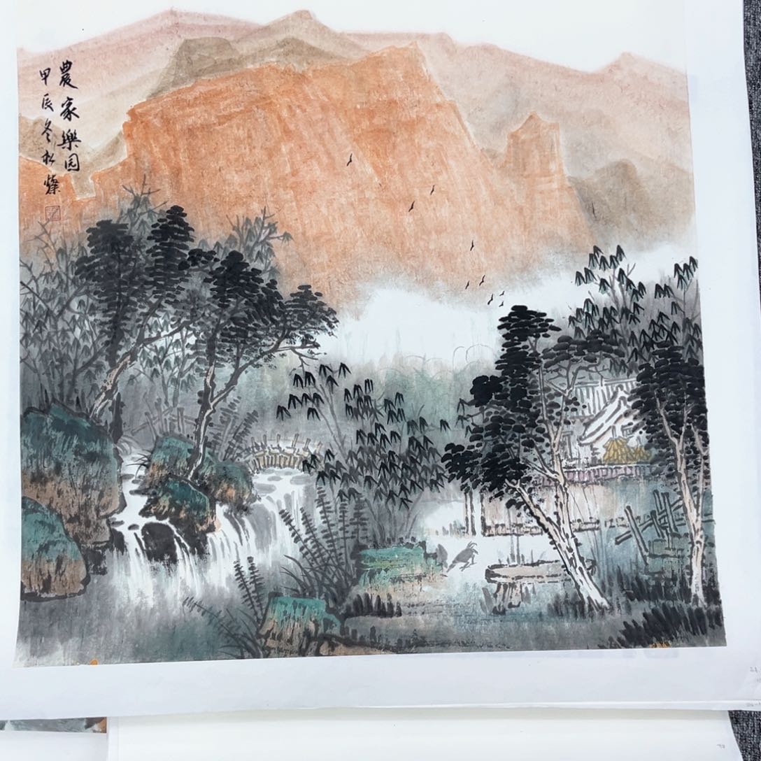 国画绘画孙老师作品68.68