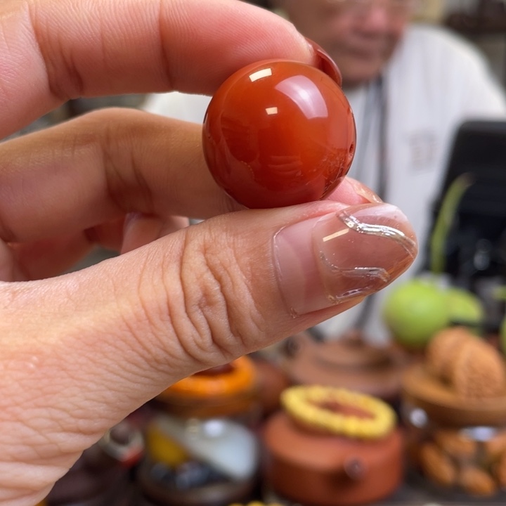 灰***镜南红玛瑙未镶嵌颈饰锁骨链