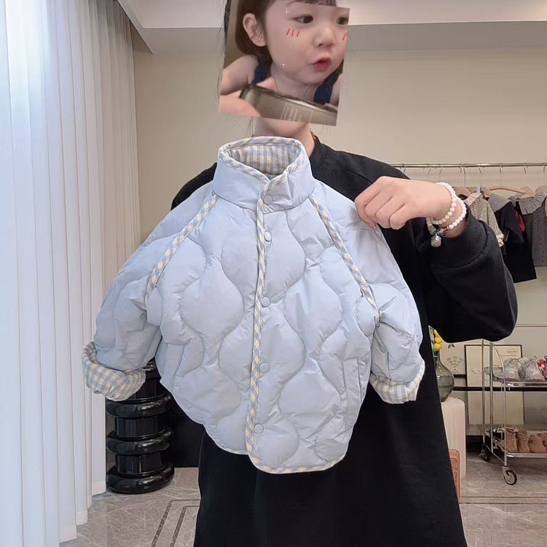 2025冬季装新款儿童男女童宝宝童装休闲运动棉服外套潮