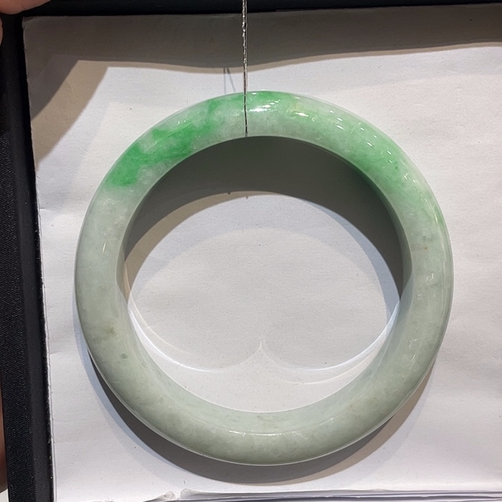 翡翠未镶嵌手镯玉镯0326