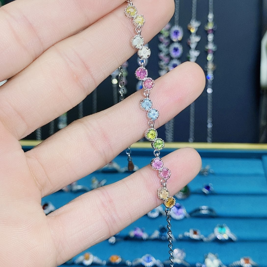 紫晶珠宝半成品银S925镶嵌