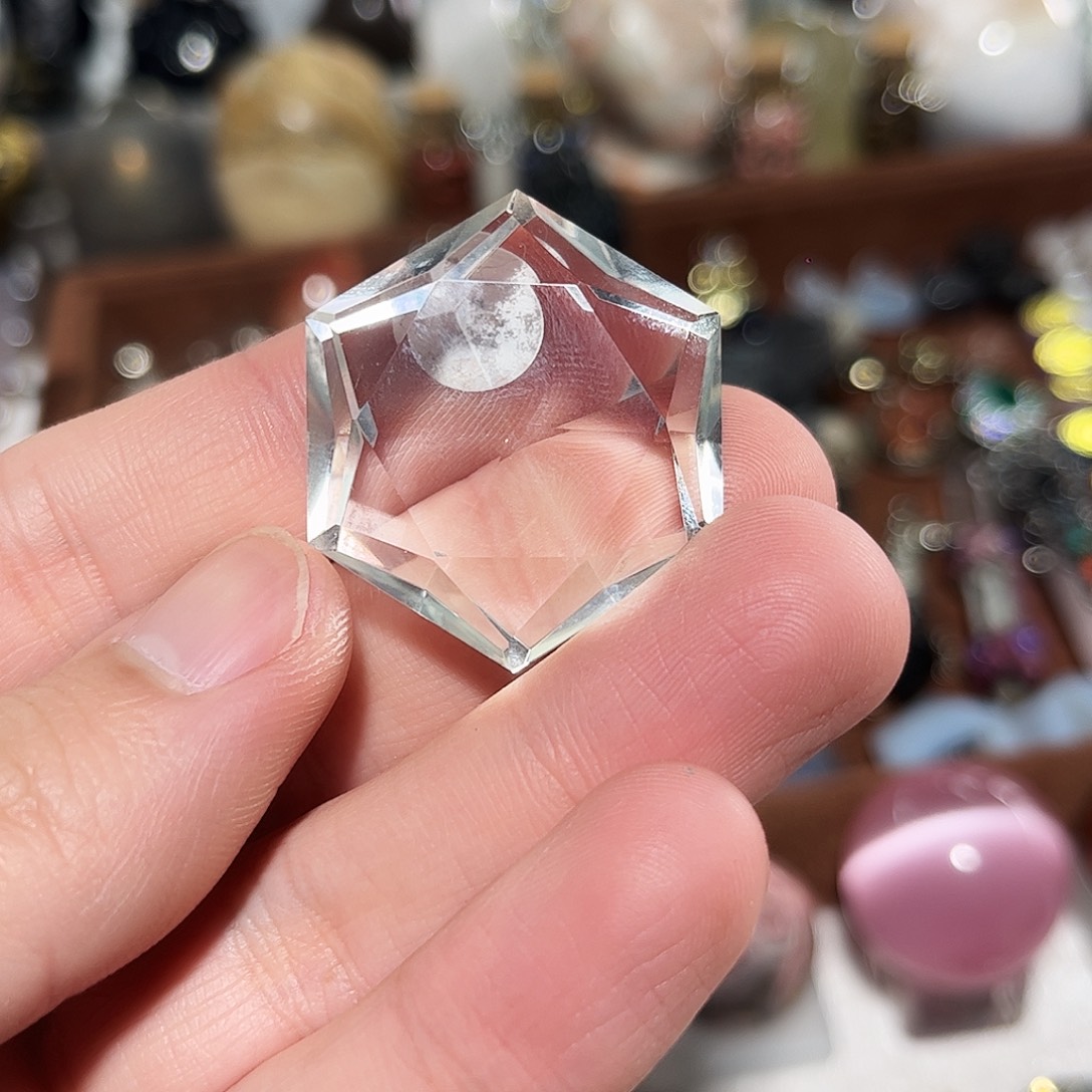 水晶天然水晶微瑕未镶嵌