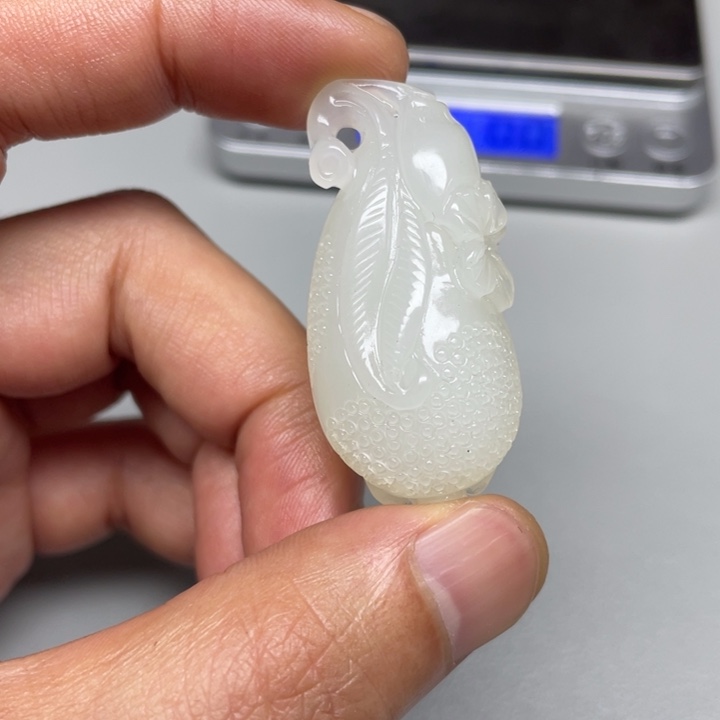 和田玉未镶嵌吊坠(不含链)华*