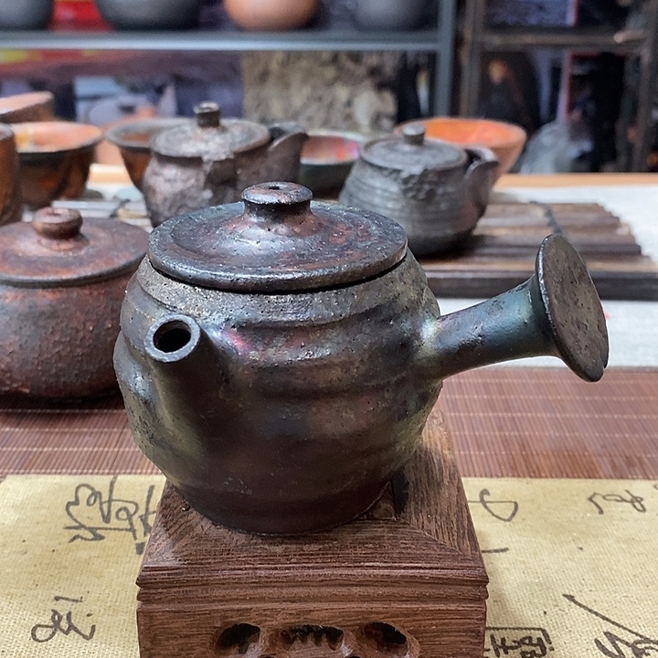 C***陈全手工制作精品侧把壶