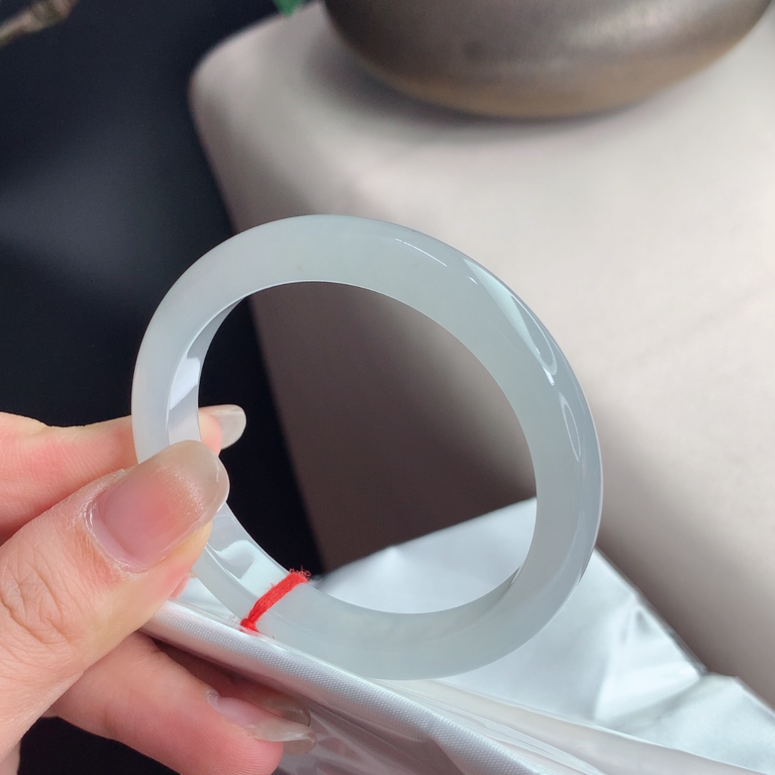 翡翠未镶嵌手镯，11号