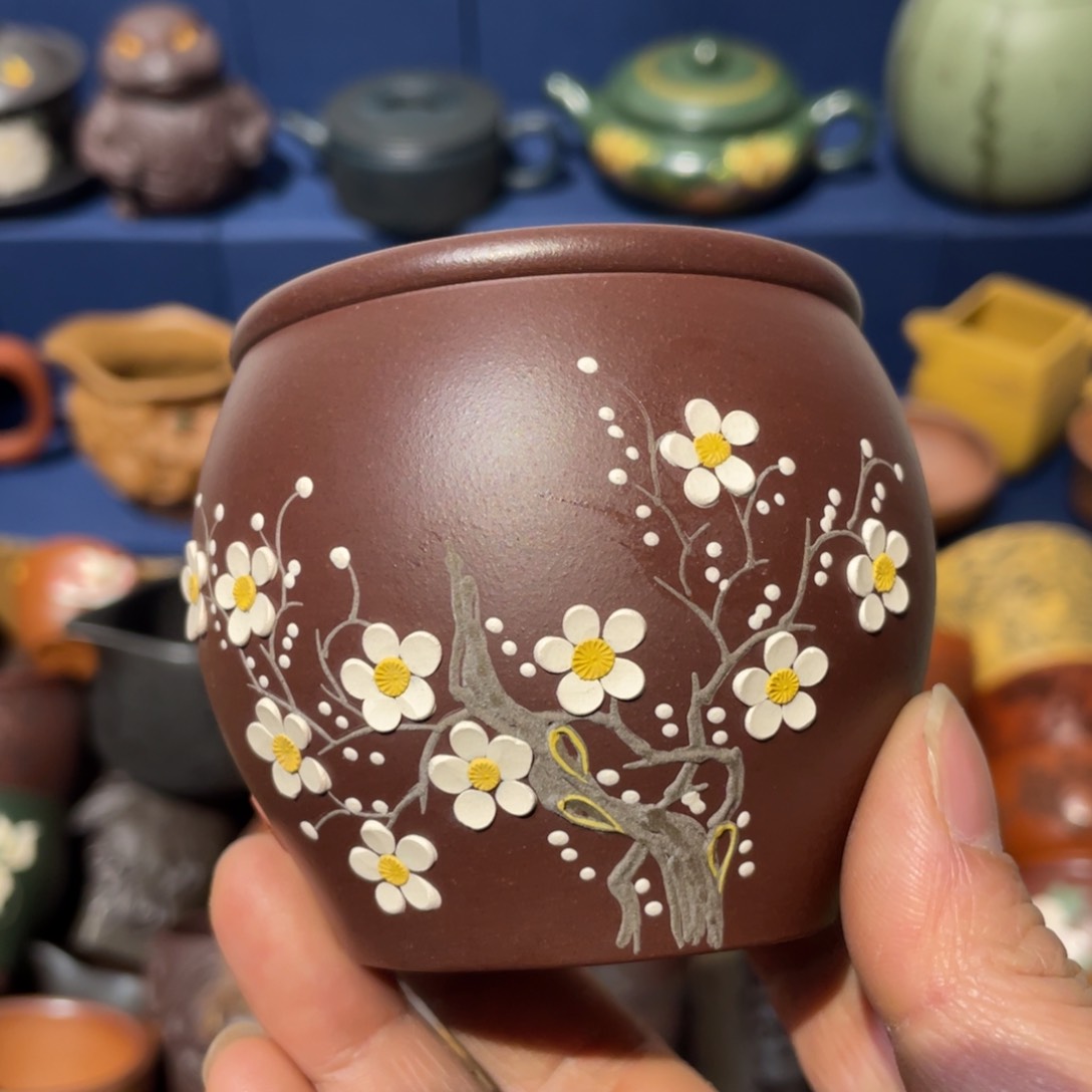 原矿紫砂手工主人杯