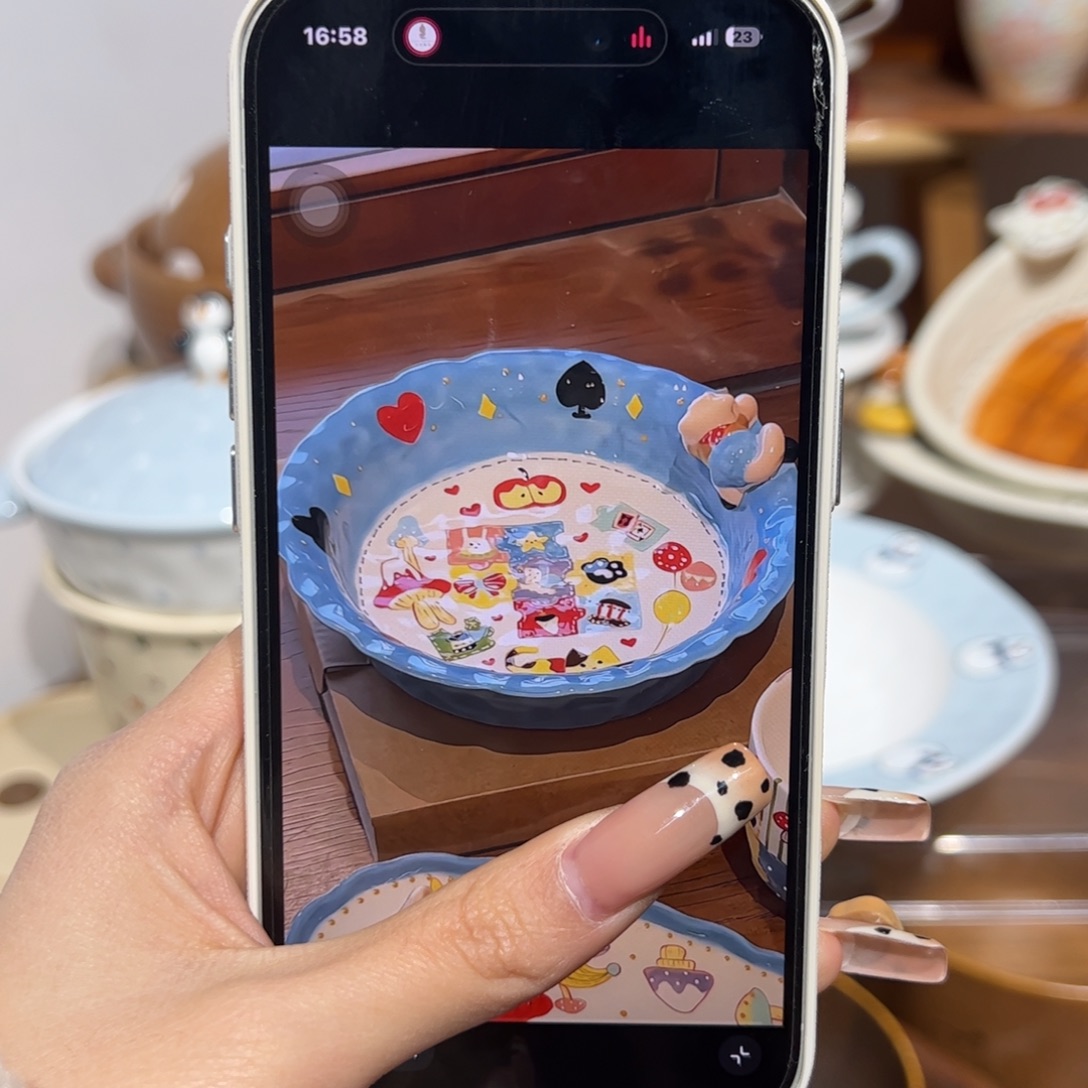 需协商湛蓝扑克猫深盘    