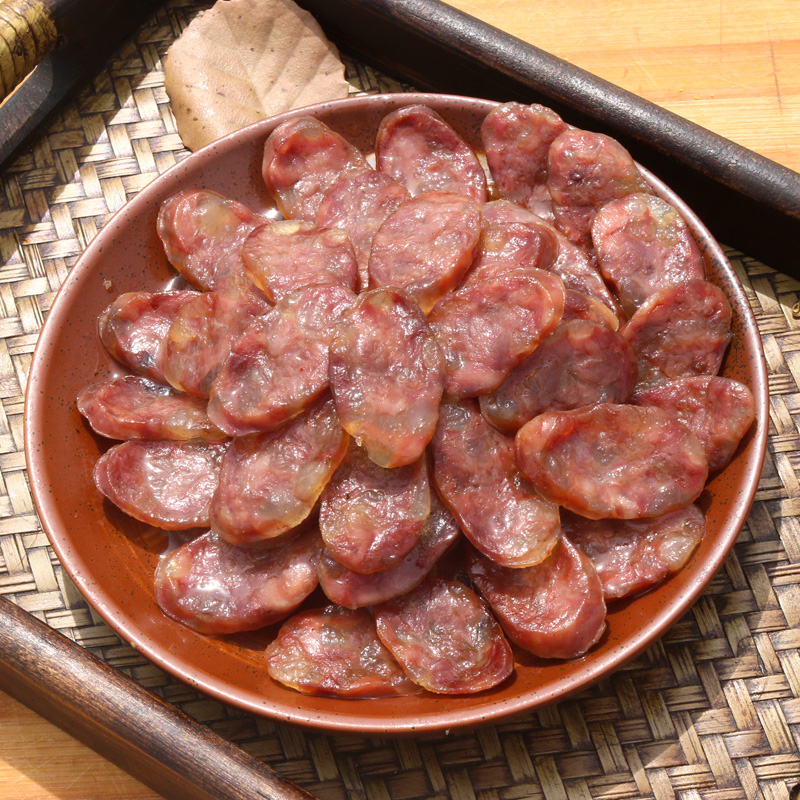 农家腊肠安徽特色腊味瘦而不柴土猪香肠