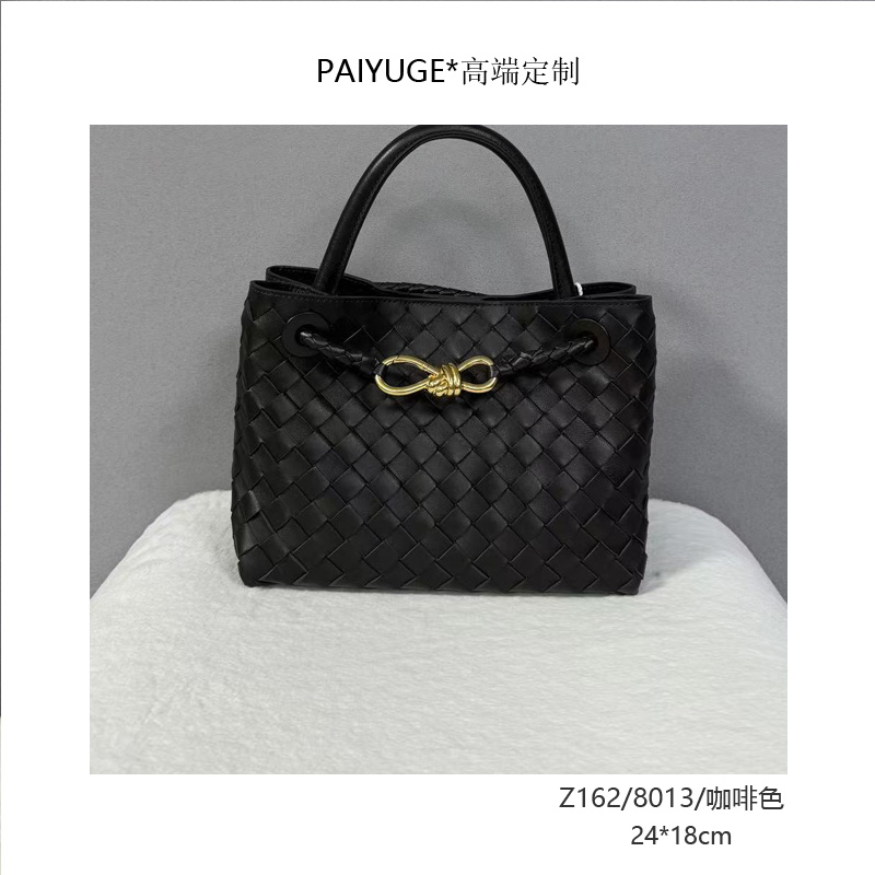 Z162/8013/咖啡色 高端订制手工蜡线女士单肩斜挎手提包686