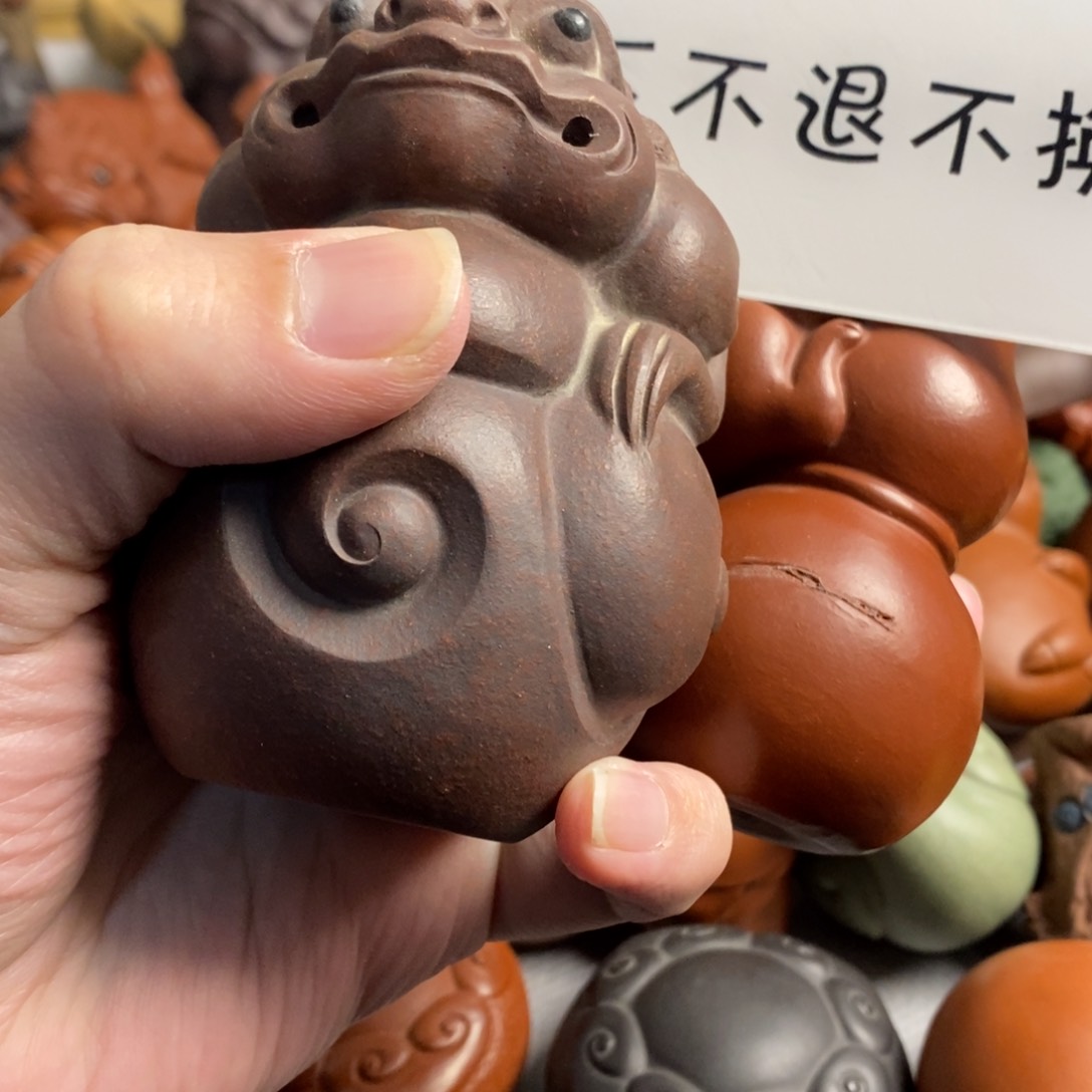 【闪购商品】紫砂茶宠一*紫砂瑕疵