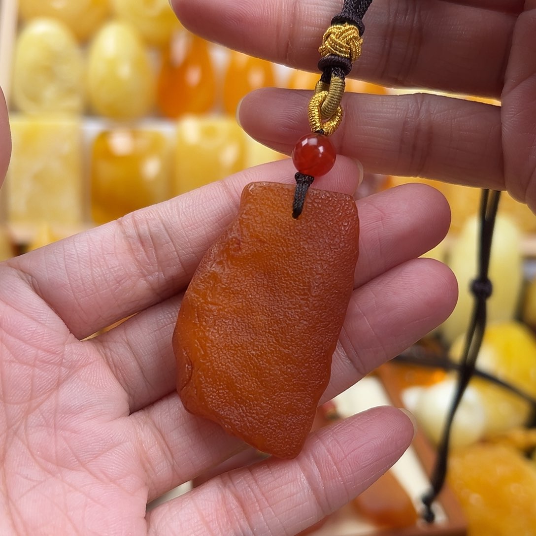 蜜蜡颈饰未镶嵌蜜蜡