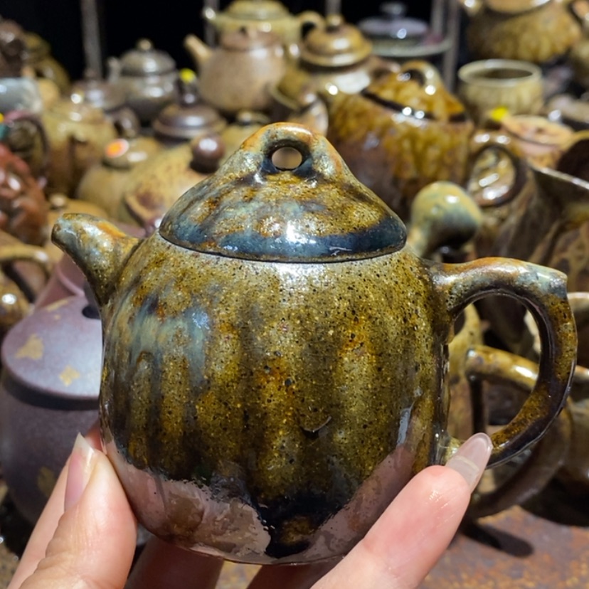 【闪购商品】茶壶紫砂浪**怀瑕疵崖柏秦权