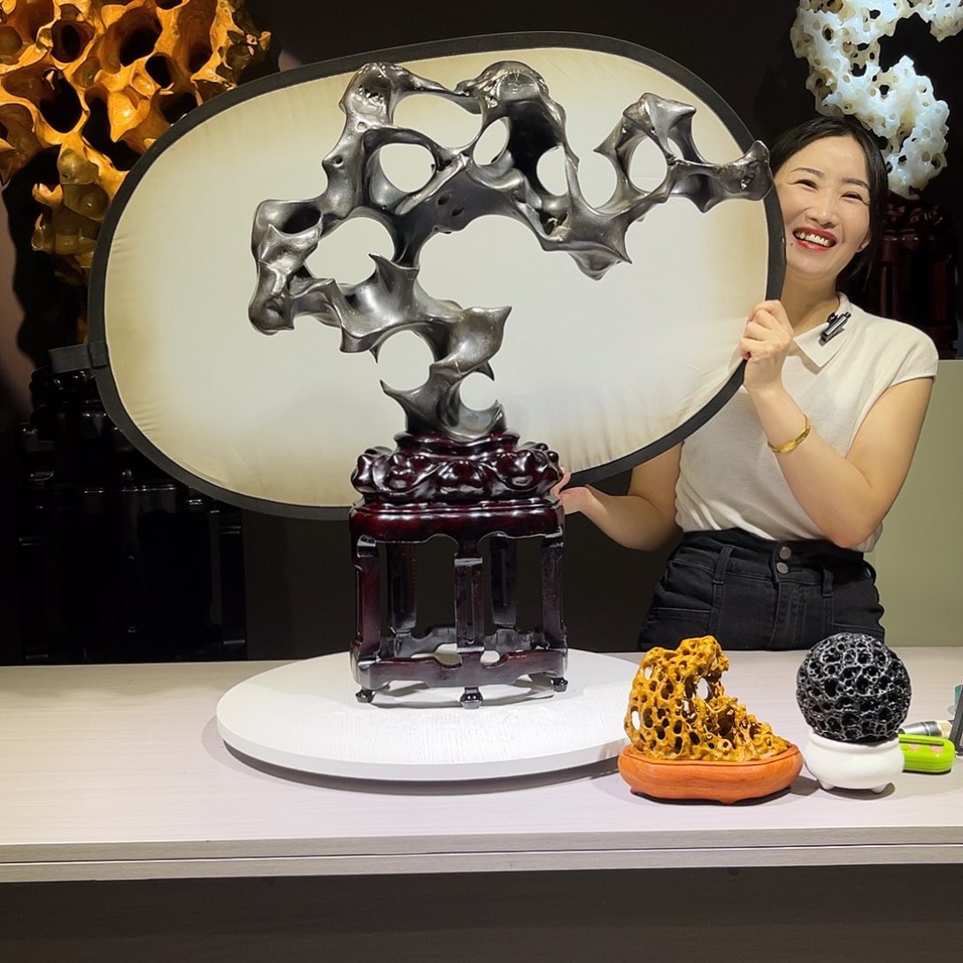 龙**巅太湖石，太湖石摆件