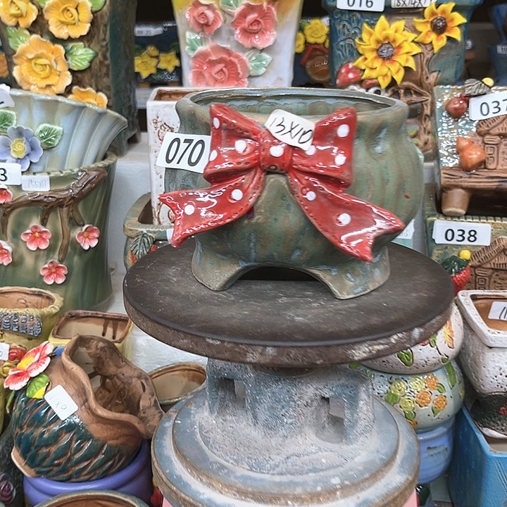 紫砂花盆粗陶材质多肉花盆