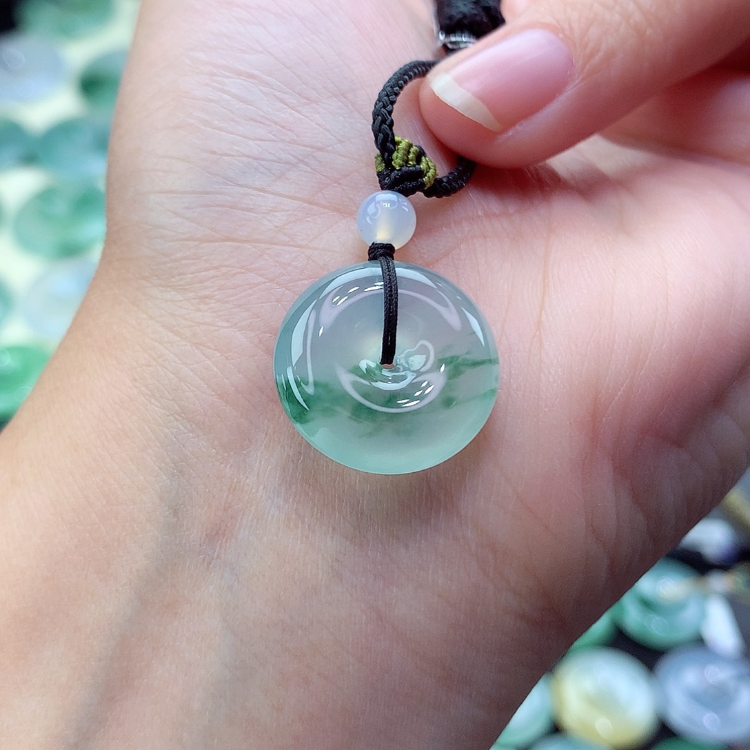 翡翠颈饰未镶嵌79尺寸18.8-5.8