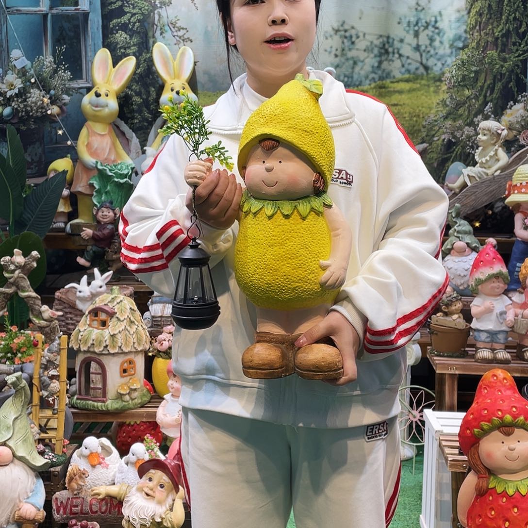 摆件花园摆件红红火火