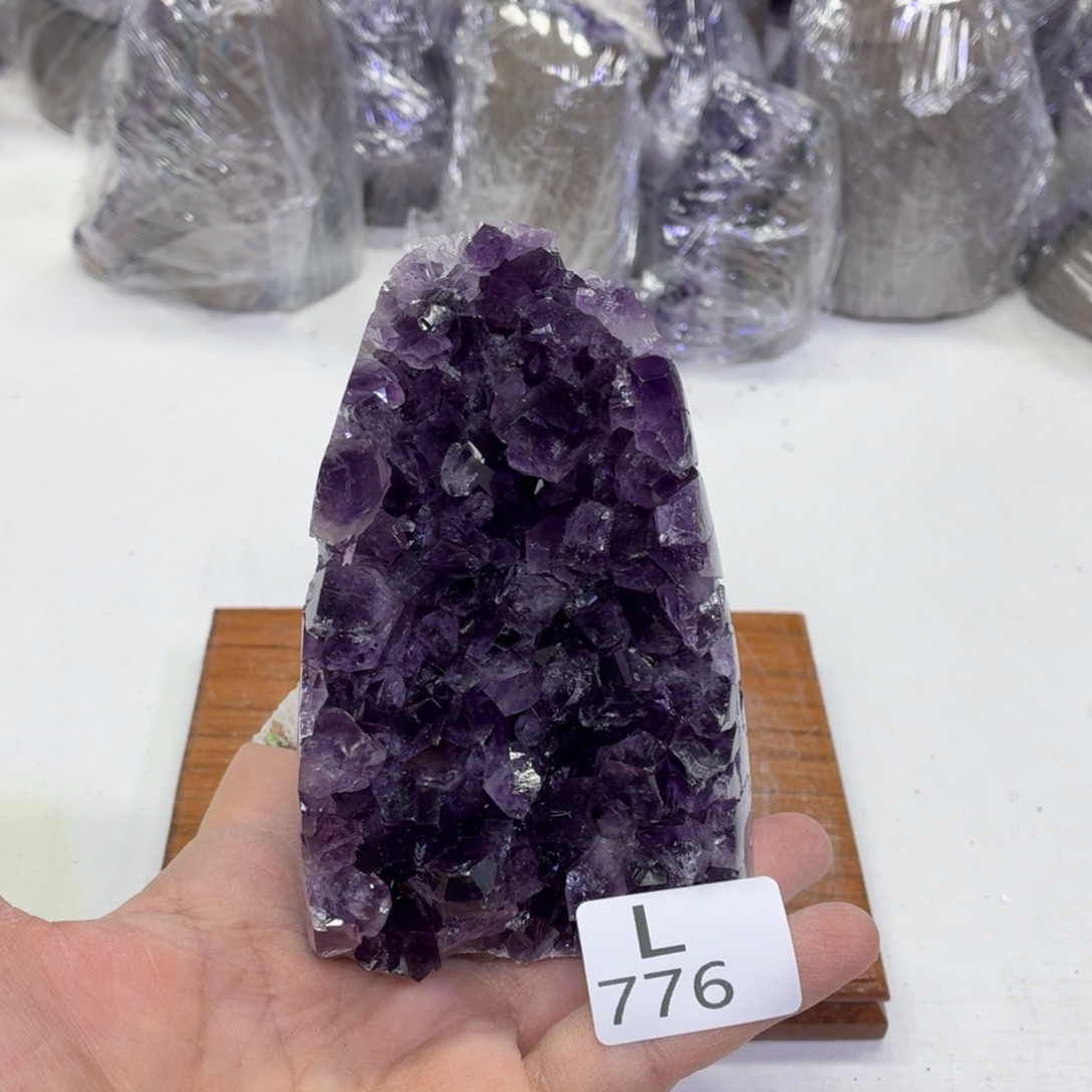 未镶嵌水晶摆件天然紫水晶