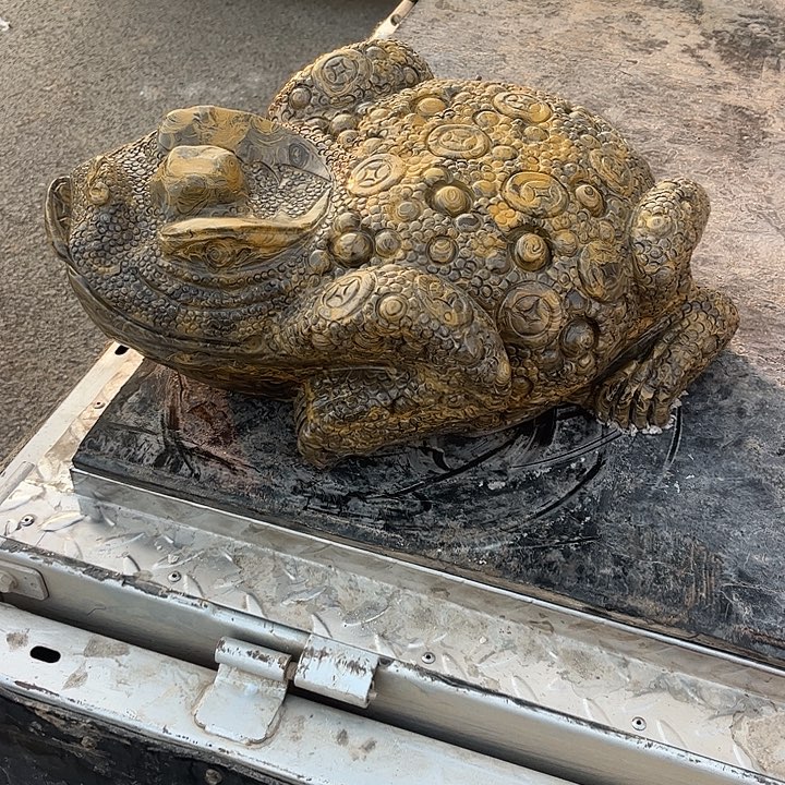 郑***安灵璧石金钱石金蟾