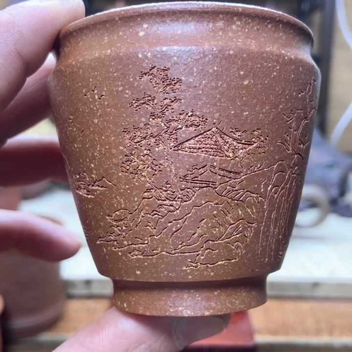 紫砂茶杯紫砂主人杯