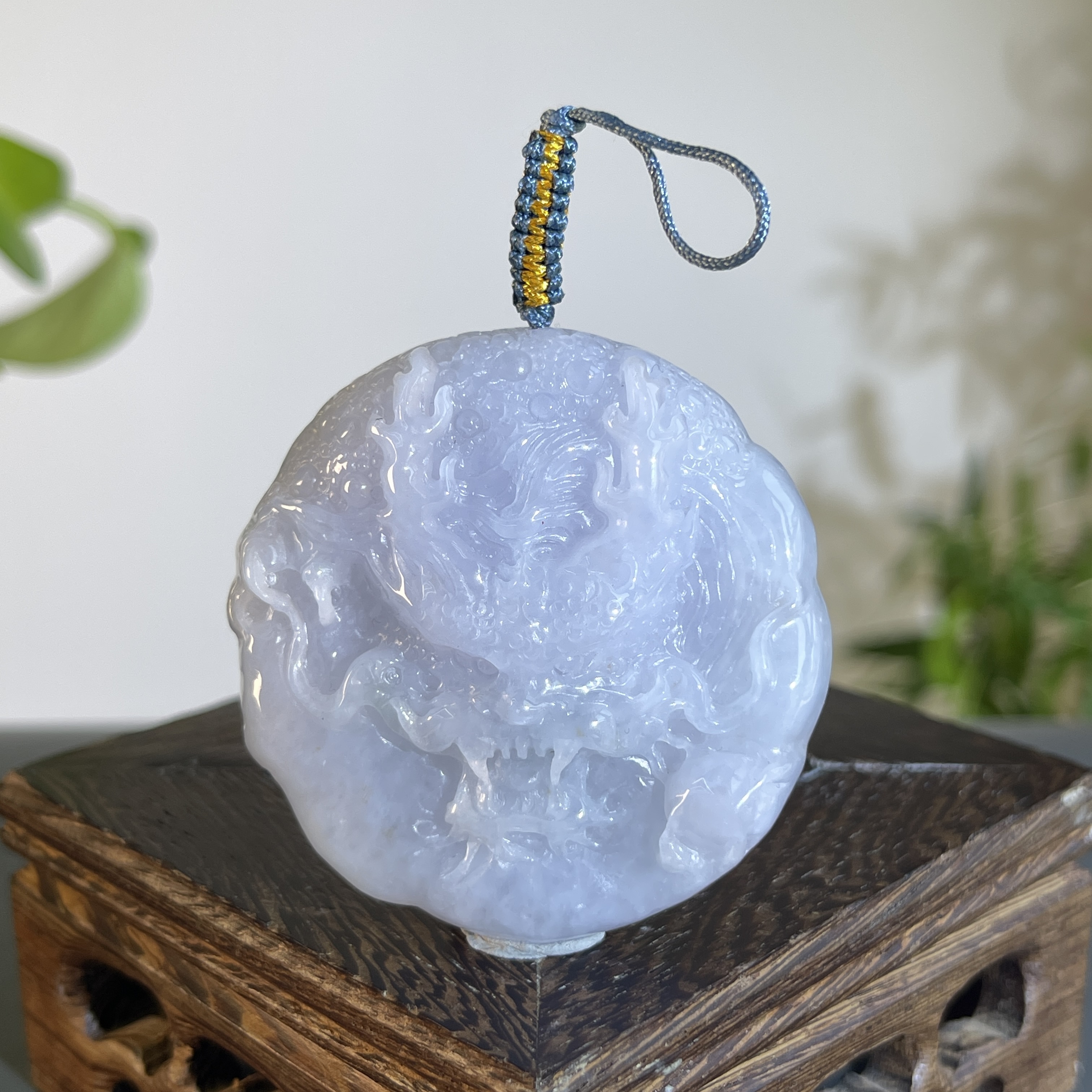 JTB02-71 天然缅甸翡翠A货 龙牌