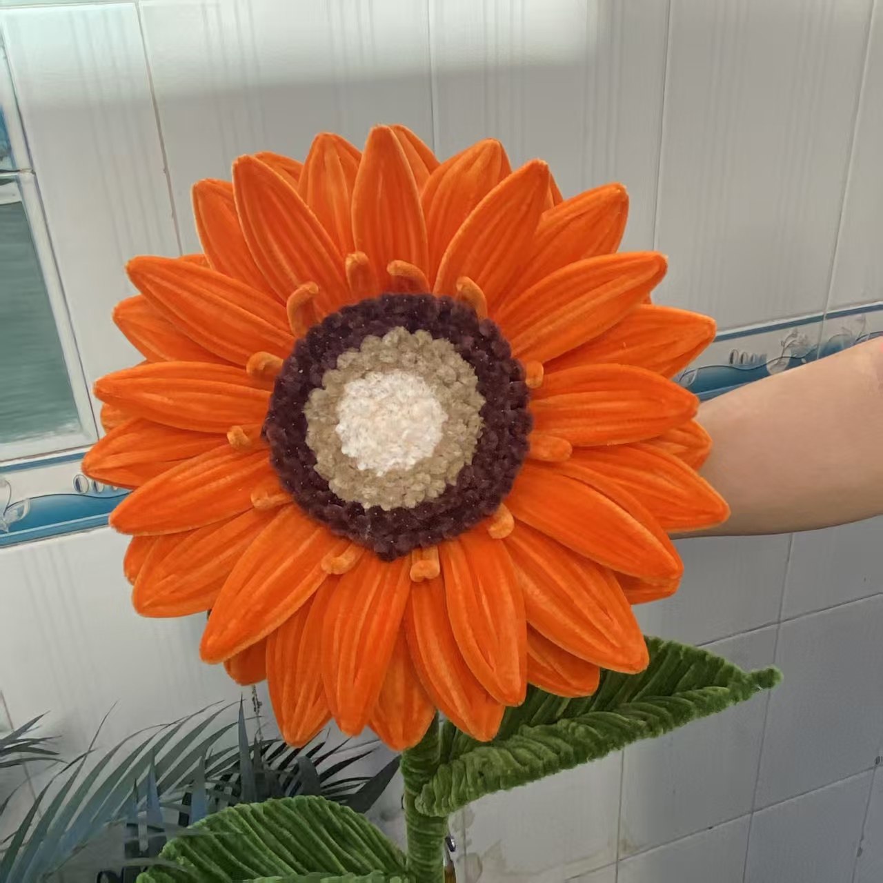 巨型型向日葵1.2米手工材洋洋乐扭扭棒材料包客厅diy手工装饰