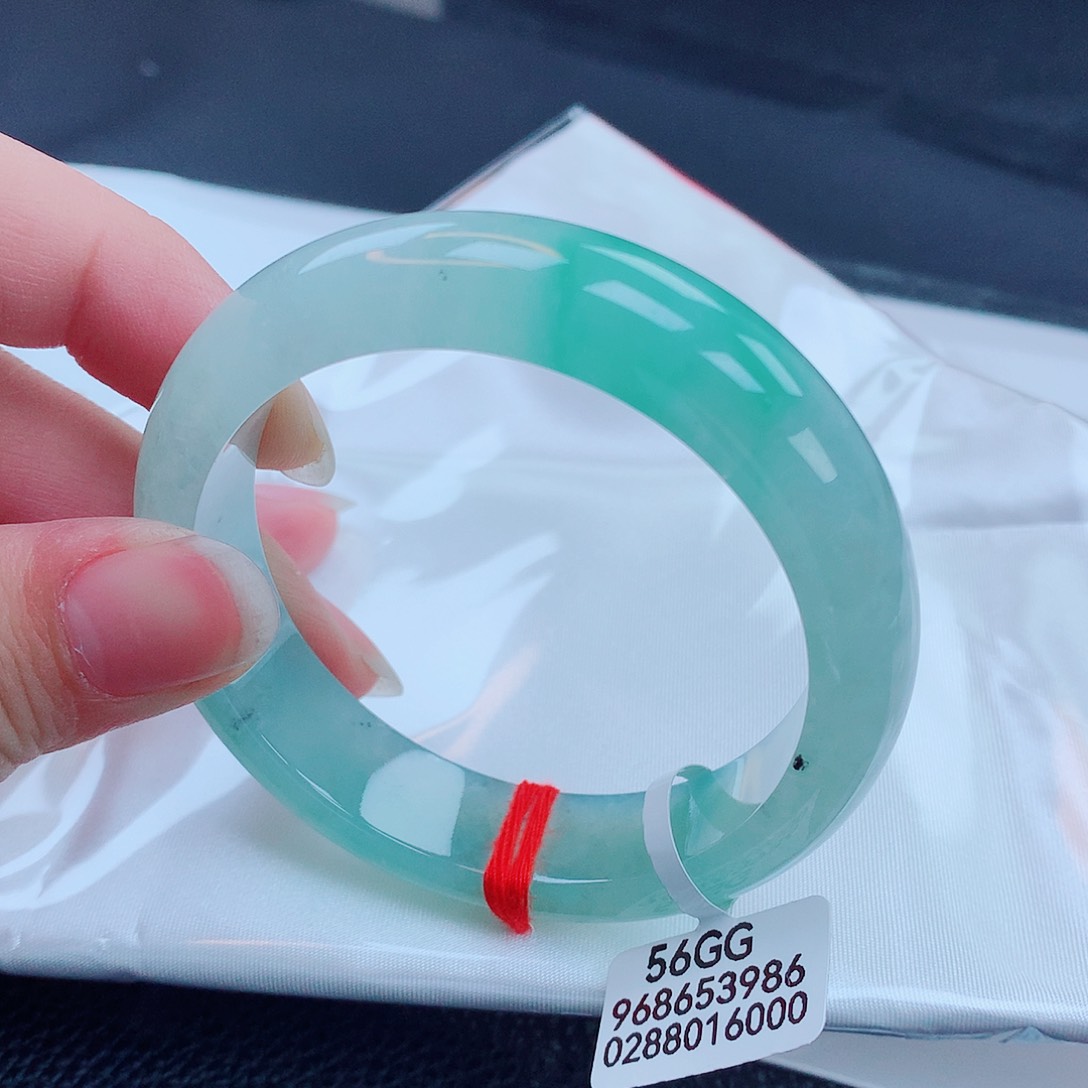 翡翠手镯未镶嵌天然缅甸翡翠A货手镯