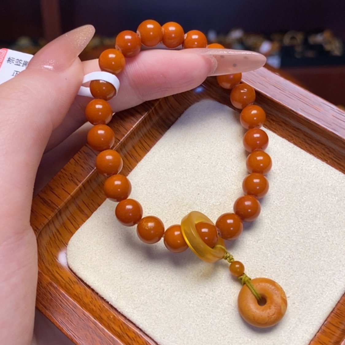 【闪购商品】蜜蜡手链未镶嵌手串