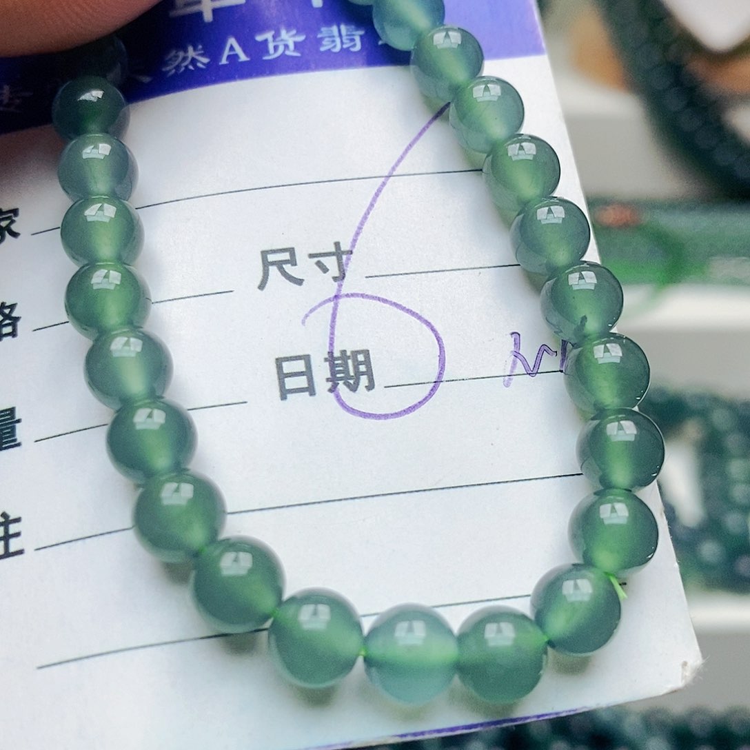 未镶嵌手链翡翠翡翠