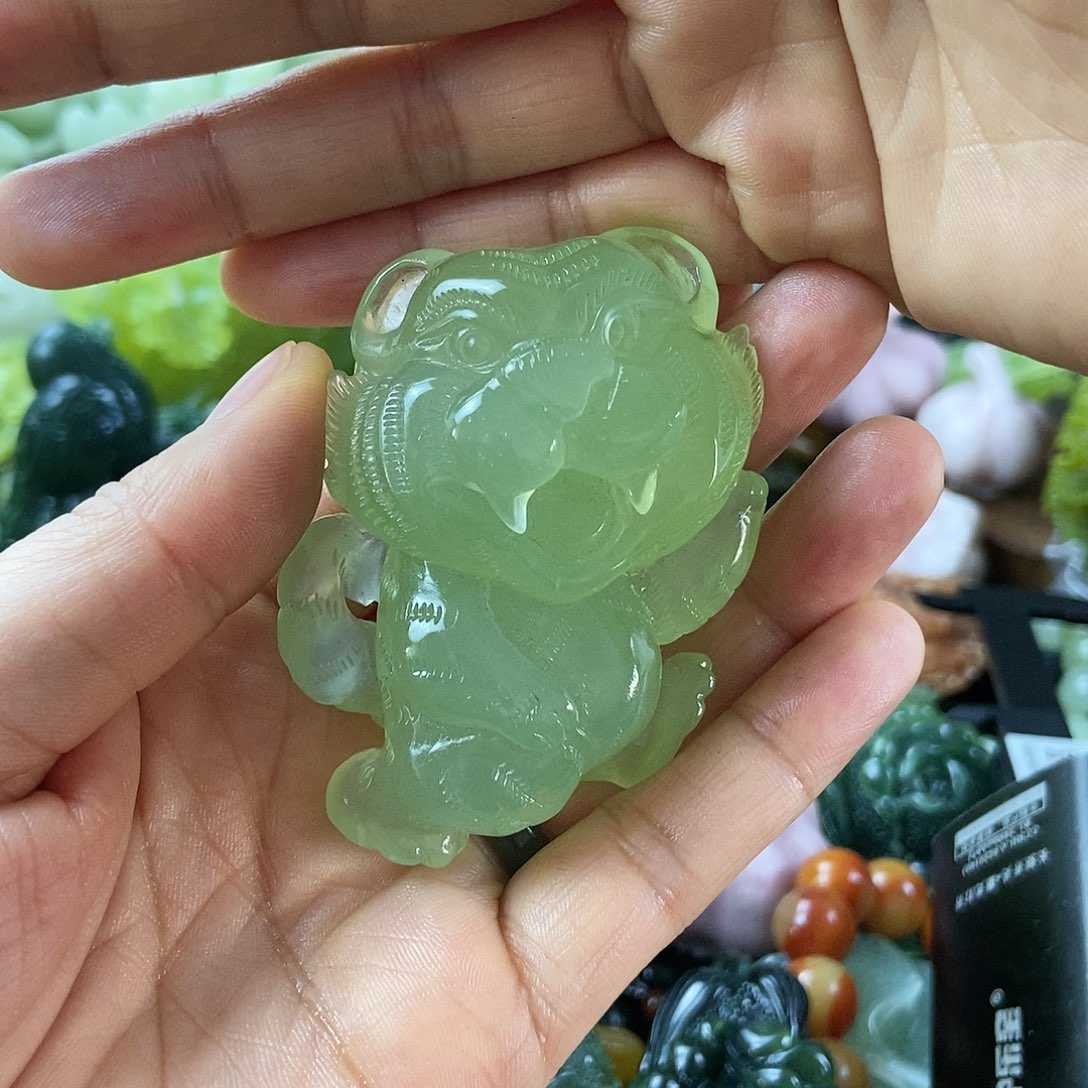 蛇纹石玉手把合金冷*器