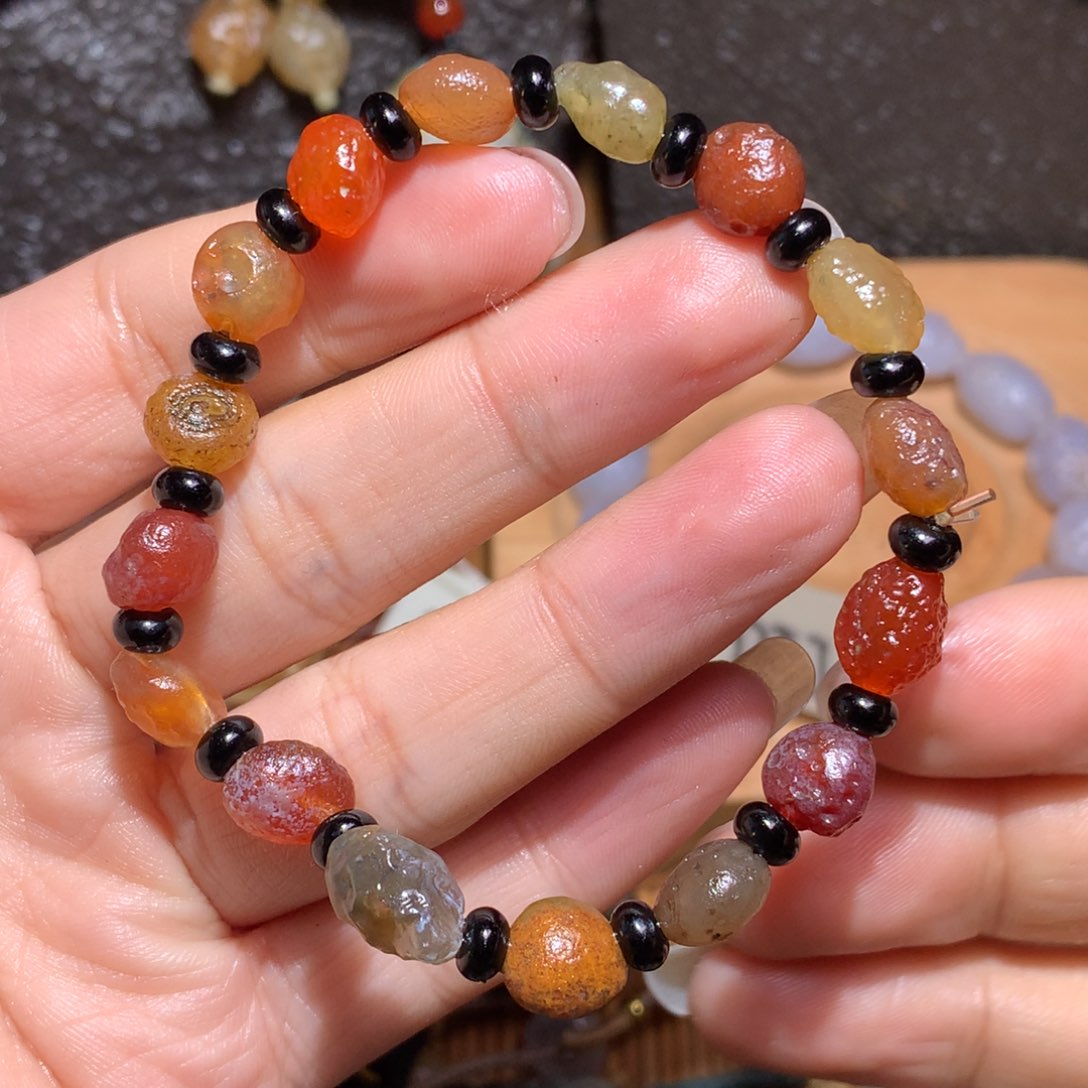 未镶嵌玛瑙/玉髓珠宝半成品