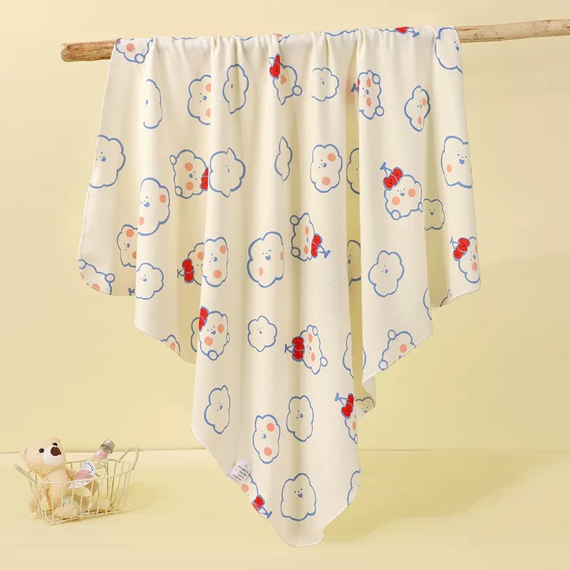 新生儿包单婴儿产房包巾防惊跳纯棉包单2条